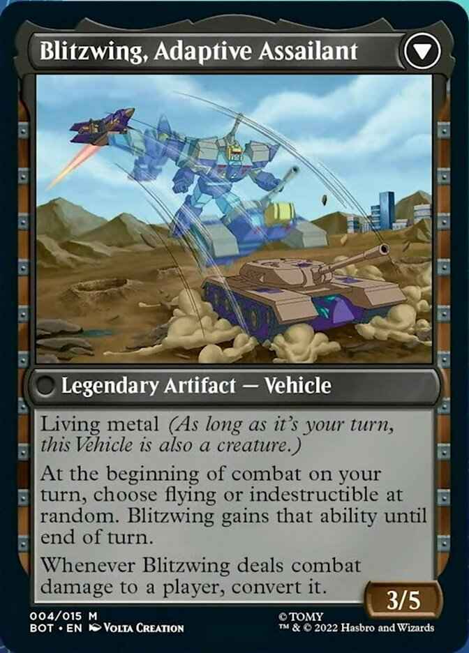 Blitzwing, Cruel Tormentor // Blitzwing, Adaptive Assailant (BOT-004) - Transformers: (convertdfc)