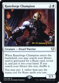 Runeforge Champion (PRE-26S) - Kaldheim Promos Foil