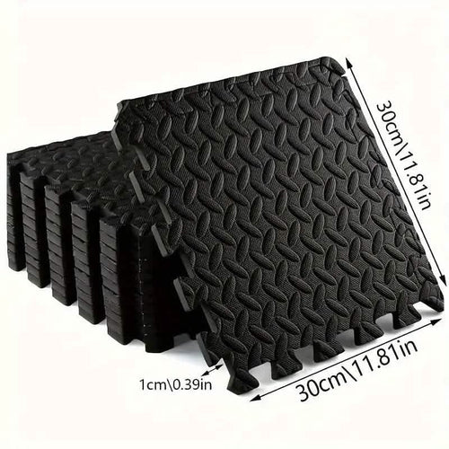 10-Pieces: EVA Interlocking Foam Floor Tiles
