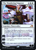 The Wandering Emperor (PRE-42S) - Kamigawa: Neon Dynasty Promos Foil