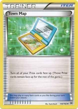 Town Map 150/162 - XY  BREAKthrough Reverse Holofoil