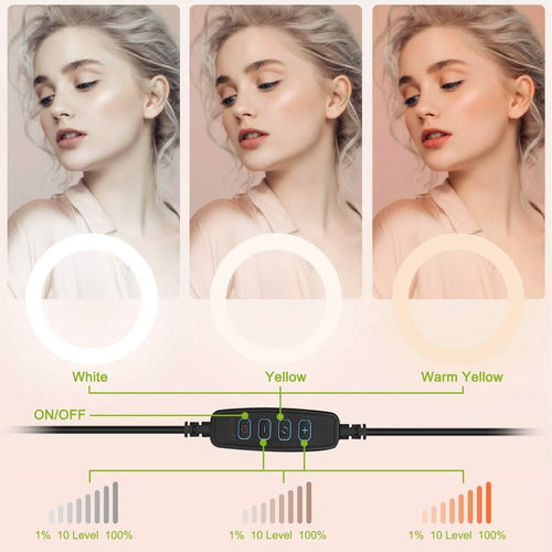 10in 120 LEDs Selfie Ring Light