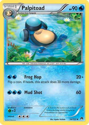 Palpitoad 034/122 - XY  BREAKpoint