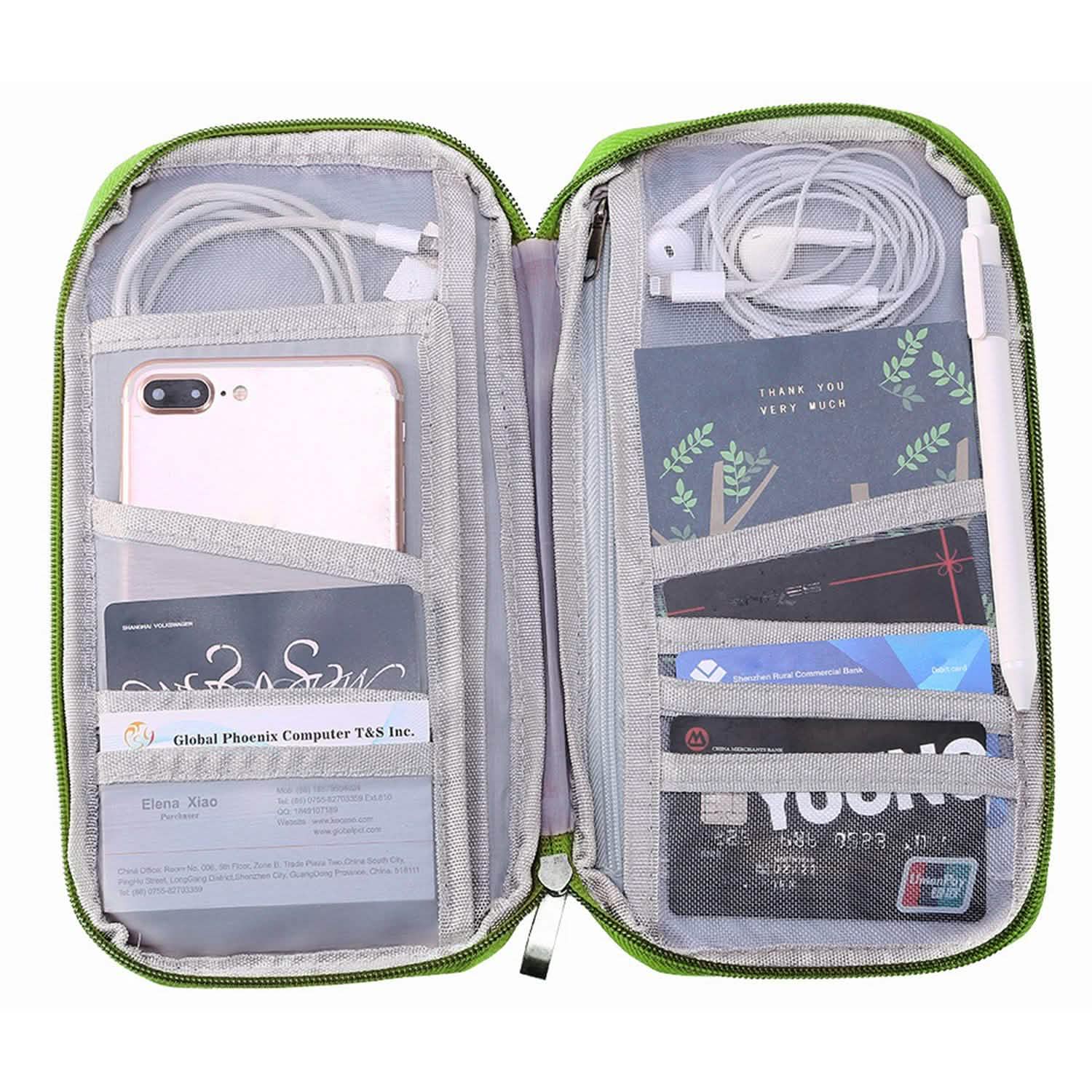 12 Pocket Travel Passport Wallet