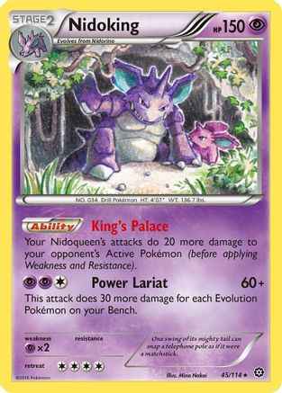 Nidoking 045/114 - XY  Steam Siege