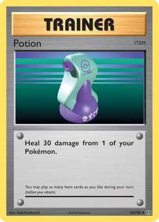 Potion 083/108 - XY  Evolutions Reverse Holofoil