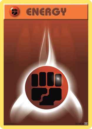 Fighting Energy 096/108 - XY  Evolutions Reverse Holofoil