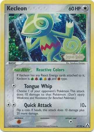 Kecleon (37/92) (Stamped) [EX: Legend Maker]