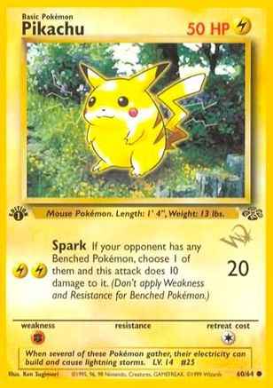 Pikachu [W Stamped] 060/64 - WoTC Promo