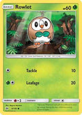 Rowlet 009/149 - SM Base Set Reverse Holofoil