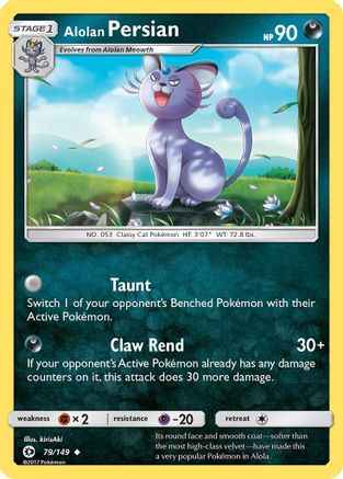 Alolan Persian 079/149 - SM Base Set