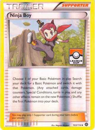 Ninja Boy (League Cup) 103/114 - League & Championship Cards Reverse Holofoil