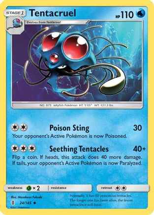 Tentacruel 024/145 - SM  Guardians Rising