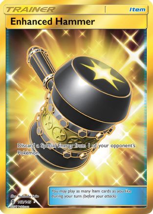 Enhanced Hammer (Secret) 162/145 - SM  Guardians Rising Holofoil