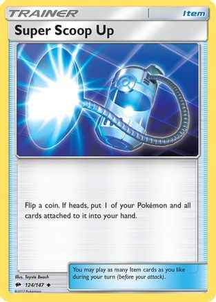 Super Scoop Up 124/147 - SM  Burning Shadows Reverse Holofoil