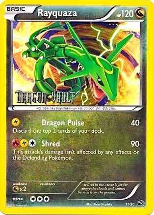Rayquaza (Dragon Vault) 011/20 - Blister Exclusives Holofoil