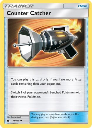 Counter Catcher 091/111 - SM  Crimson Invasion Reverse Holofoil