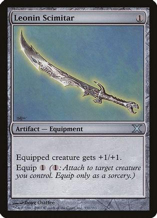 Leonin Scimitar (10E-331) - 10th Edition