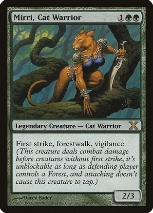 Mirri, Cat Warrior (10E-279) - 10th Edition