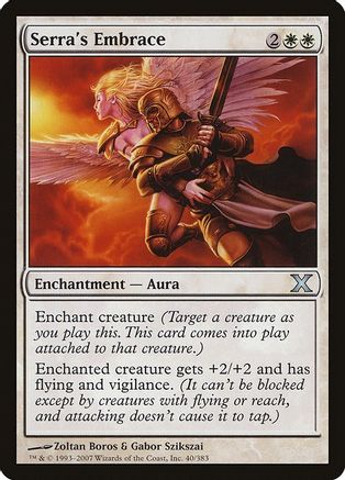 Serra's Embrace (10E-040) - 10th Edition Foil