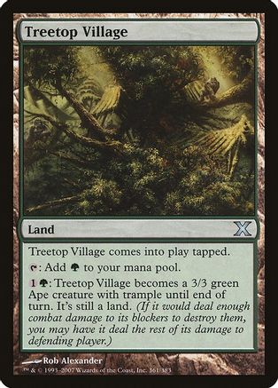 Treetop Village (10E-361) - 10th Edition Foil