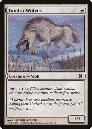 Tundra Wolves (10E-054) - 10th Edition Foil