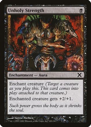 Unholy Strength (10E-185) - 10th Edition Foil