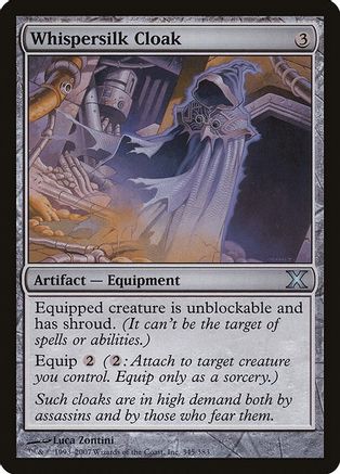 Whispersilk Cloak (10E-345) - 10th Edition