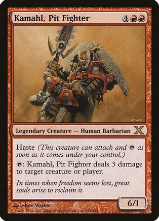 Kamahl, Pit Fighter (10E-214) - 10th Edition Foil