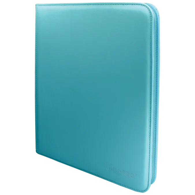 Vivid 12-Pocket Zippered PRO-Binder (Light Blue)