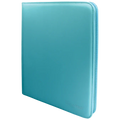 Vivid 12-Pocket Zippered PRO-Binder (Light Blue)