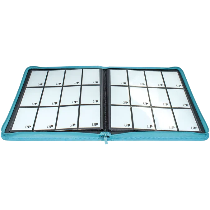 Vivid 12-Pocket Zippered PRO-Binder (Light Blue)