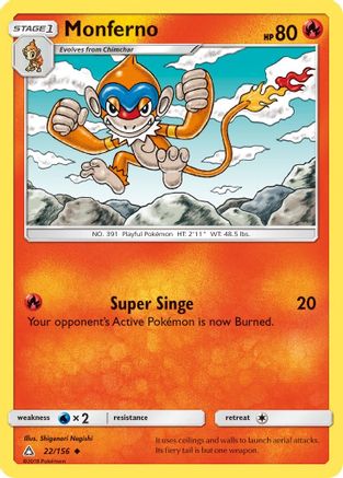 Monferno 022/156 - SM  Ultra Prism