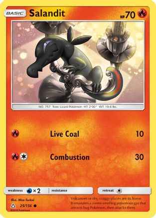 Salandit 025/156 - SM  Ultra Prism Reverse Holofoil