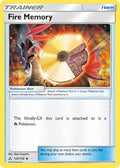 Fire Memory 123/156 - SM  Ultra Prism Reverse Holofoil