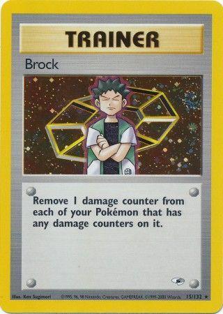 Brock 015/132 - Gym Heroes Unlimited Holofoil