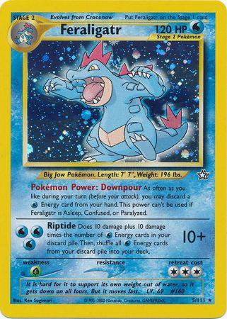 Feraligatr () /111 - Neo Genesis Unlimited Holofoil