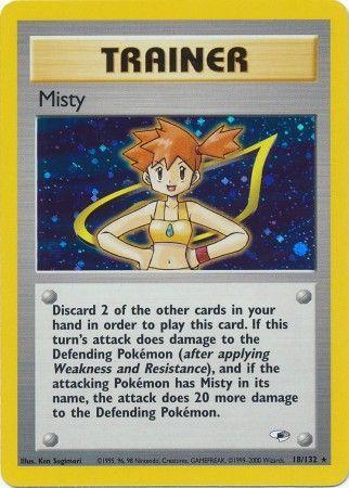 Misty 018/null - Gym Heroes Unlimited Holofoil