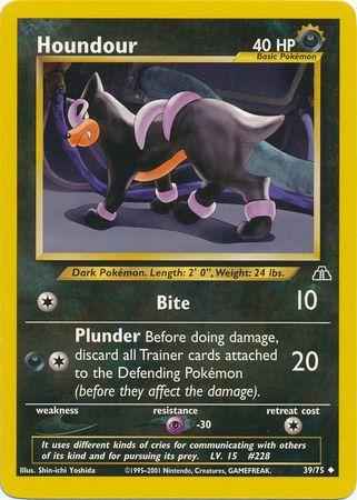 Houndour 039/75 - Neo Discovery Unlimited