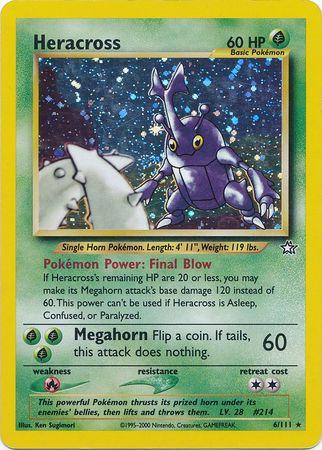 Heracross 006/null - Neo Genesis Unlimited Holofoil