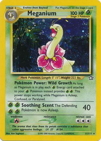 Meganium () /111 - Neo Genesis Unlimited Holofoil