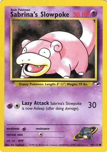 Sabrina's Slowpoke 095/132 - Gym Heroes Unlimited