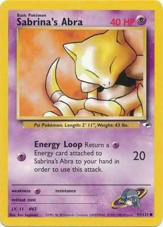 Sabrina's Abra 091/132 - Gym Heroes Unlimited