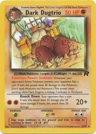 Dark Dugtrio 023/82 - Team Rocket Unlimited