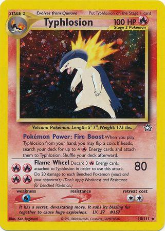 Typhlosion () /null - Neo Genesis Unlimited Holofoil