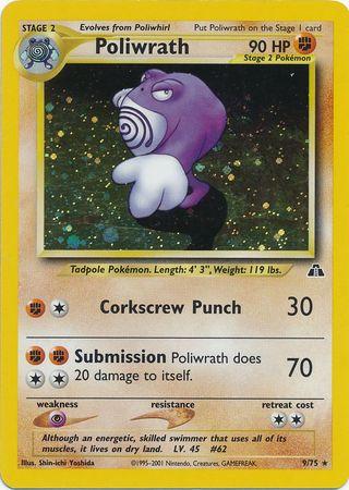 Poliwrath () /75 - Neo Discovery Unlimited Holofoil