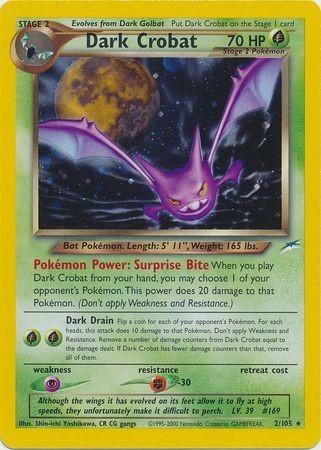 Dark Crobat /null - Neo Destiny Unlimited Holofoil
