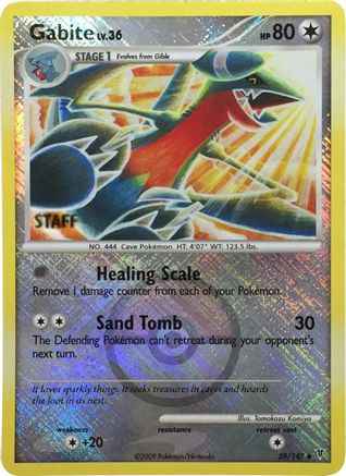Gabite (Championship Promo) [Staff] 059/147 - League & Championship Cards Reverse Holofoil