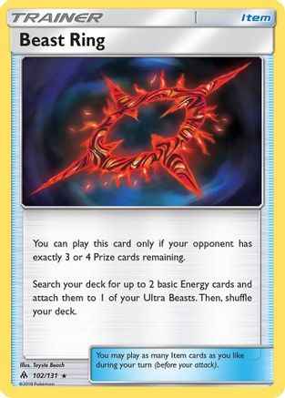 Beast Ring 102/131 - SM  Forbidden Light