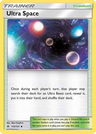 Ultra Space 115/131 - SM  Forbidden Light Reverse Holofoil